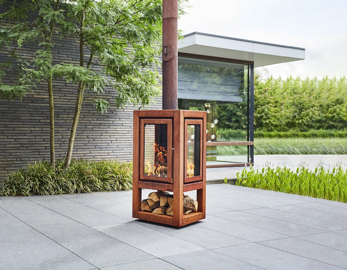 RB73 Quaruba XXL Mobile - Outdoor Stove - 4 sides