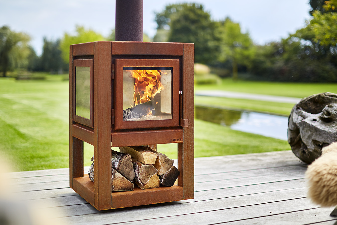 RB73 Quaruba L Mobile - Outdoor Stove - 4 sides - Image 2
