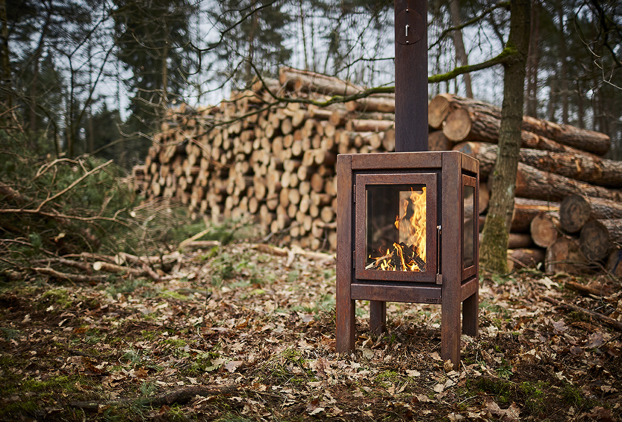 RB73 Quaruba XL - Outdoor Stove - 4 sides