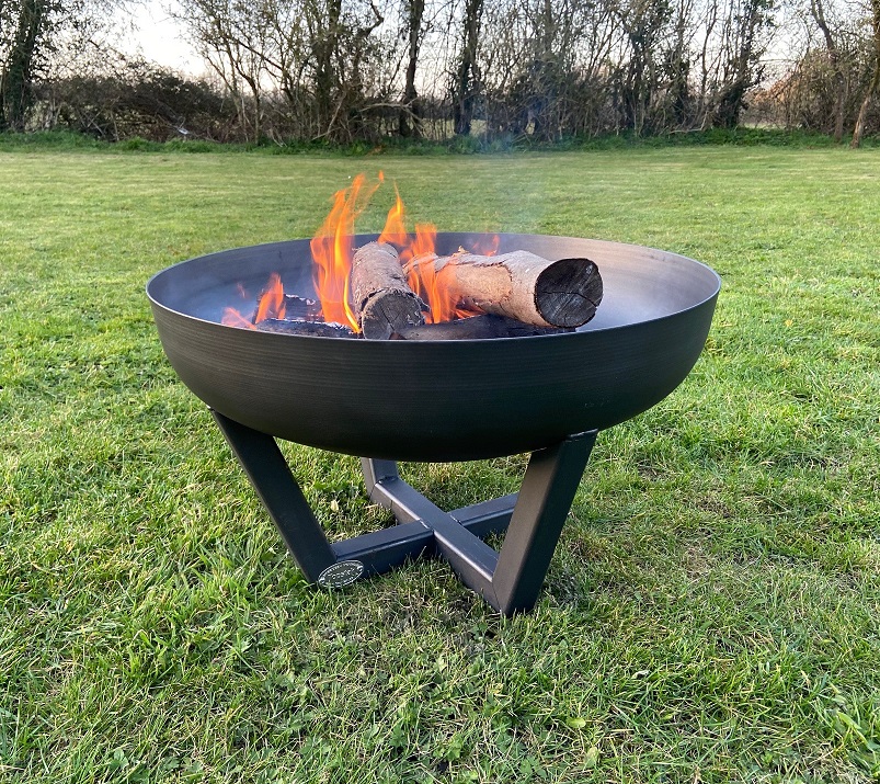 60cm Firepit C/C Grill Painted Charcoal