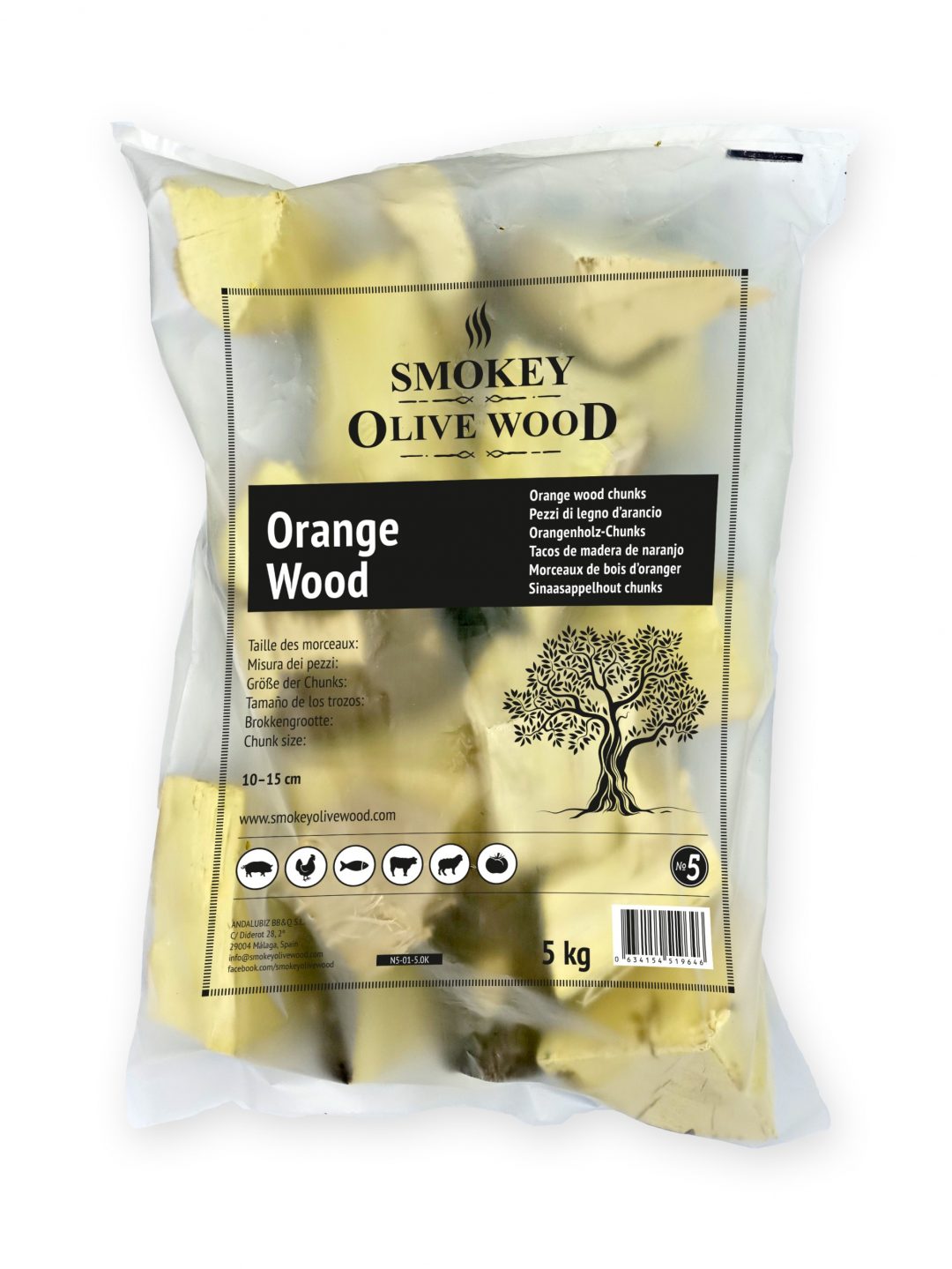 SOW orange wood chunks