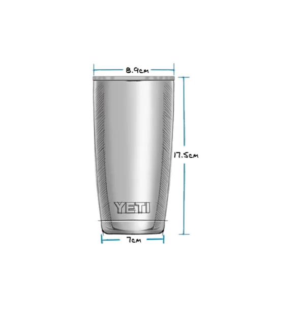 Yeti Rambler 20oz Tumbler - Seafoam - Image 4