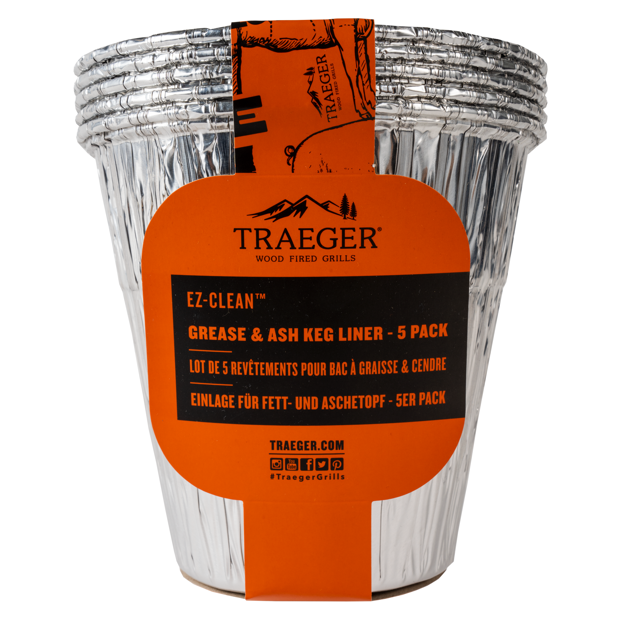Traeger Timberline Grease & Ash Keg Liner – 5 Pack