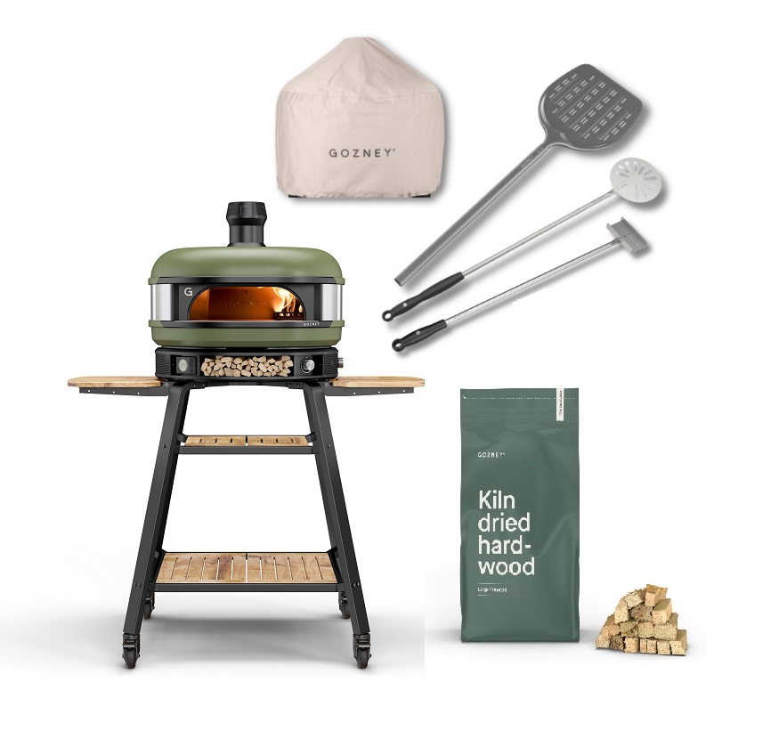 Gozney Dual Fuel Dome & Stand Bundle – Olive