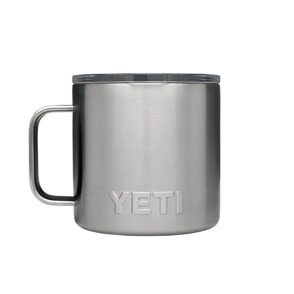 Yeti Rambler 14oz Mug - Stainless Steel - Image 2